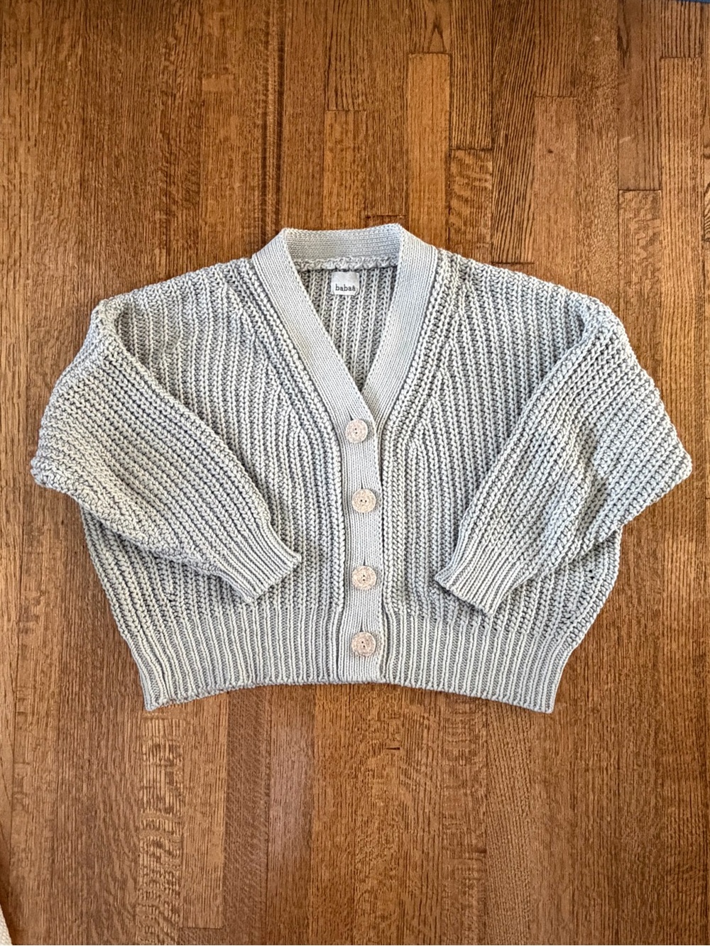 babaà cardigan no18 chalk